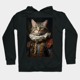 Cool Cat in 17th century Baroque Mexican attire Hoodie